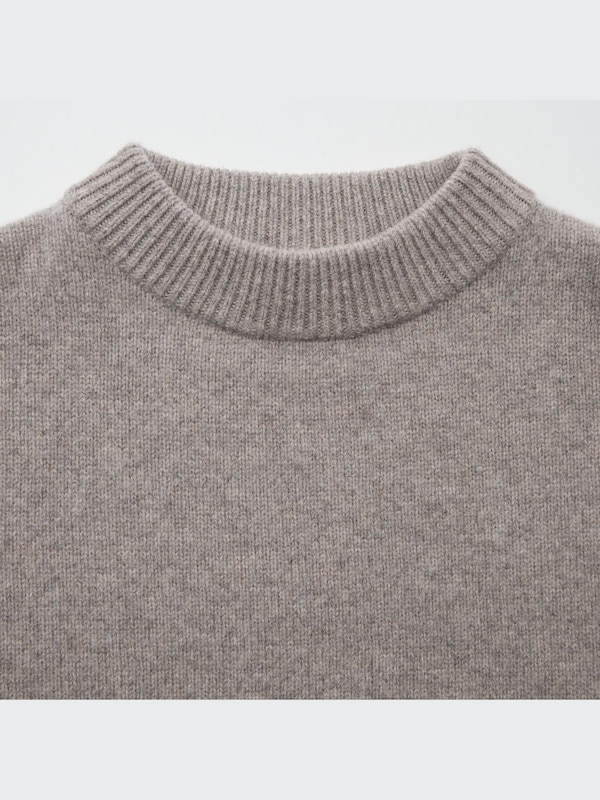 Premium Lambswool Low Gauge Crew Neck Sweater