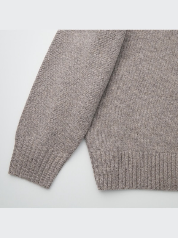 Premium Lambswool Low Gauge Crew Neck Sweater