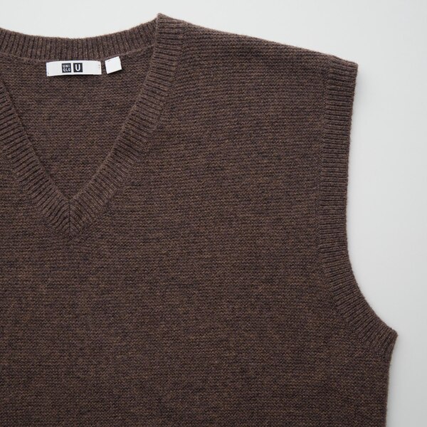 Premium Lambswool V-Neck Vest | UNIQLO US