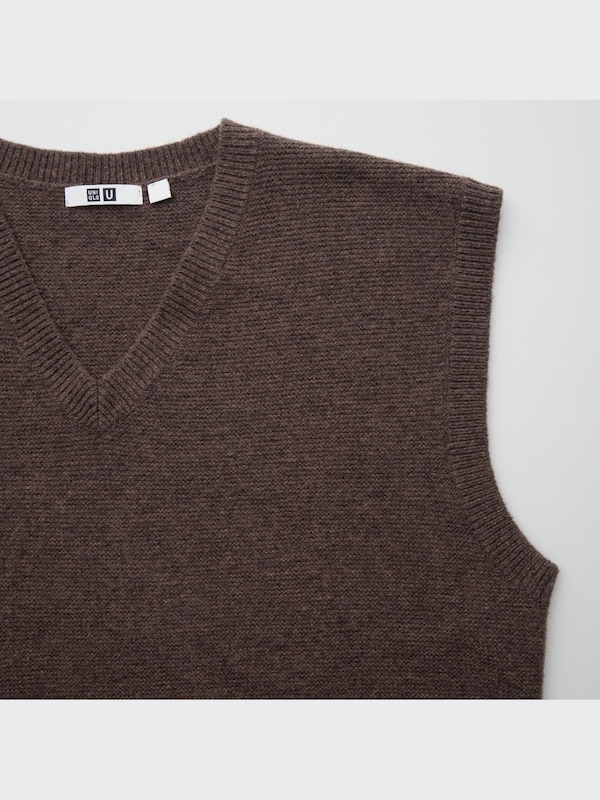Premium Lambswool V-Neck Vest