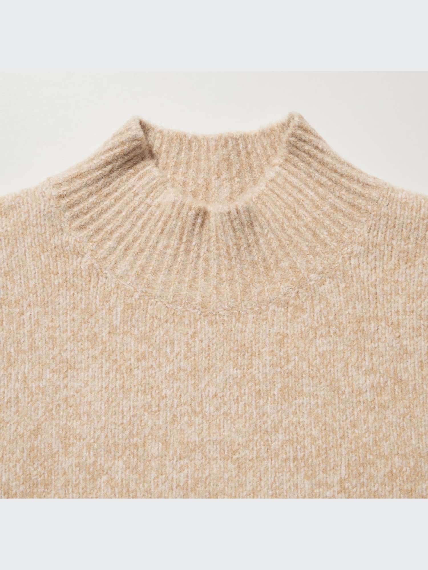 Souffle Yarn Mock Neck Sweater | UNIQLO US