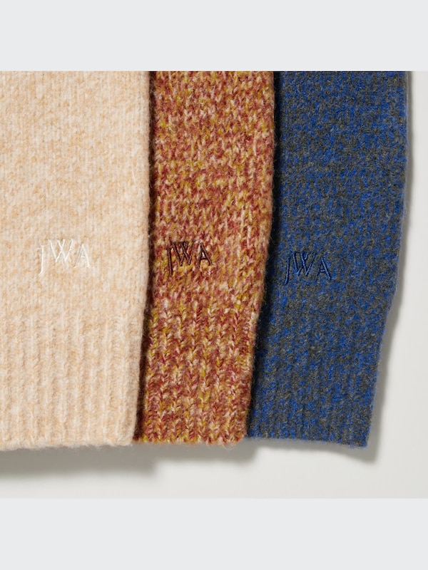 Souffle Yarn Mock Neck Sweater