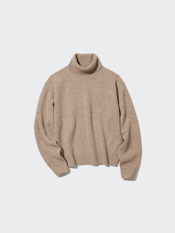 Pull en Laine Premium à Col Roulé
