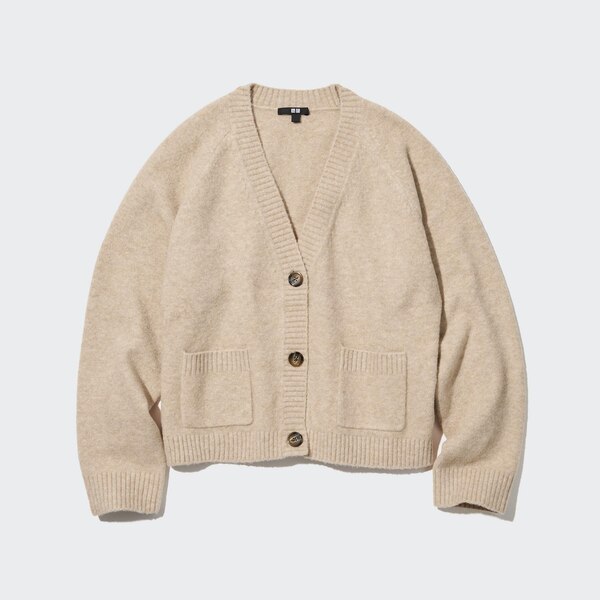 Souffle Yarn Short Cardigan | UNIQLO US