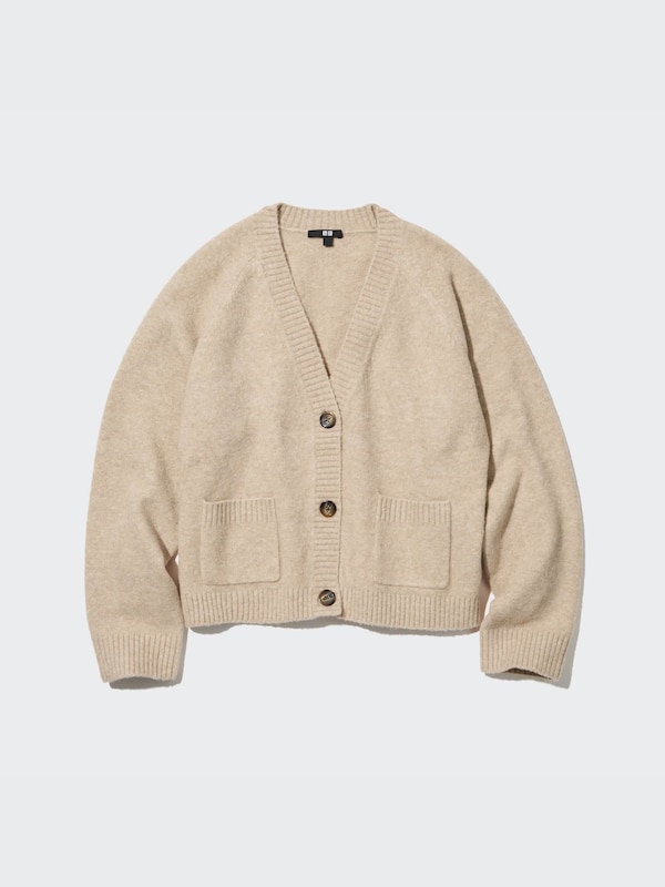 Souffle Yarn Short Cardigan | UNIQLO US