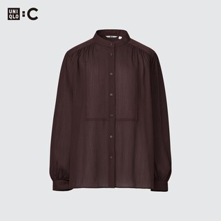 Volume Long-Sleeve Blouse