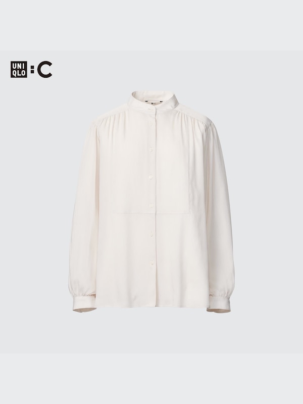 Volume Long-Sleeve Blouse