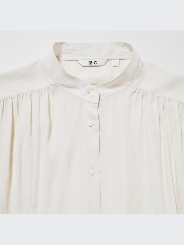 Volume Long-Sleeve Blouse