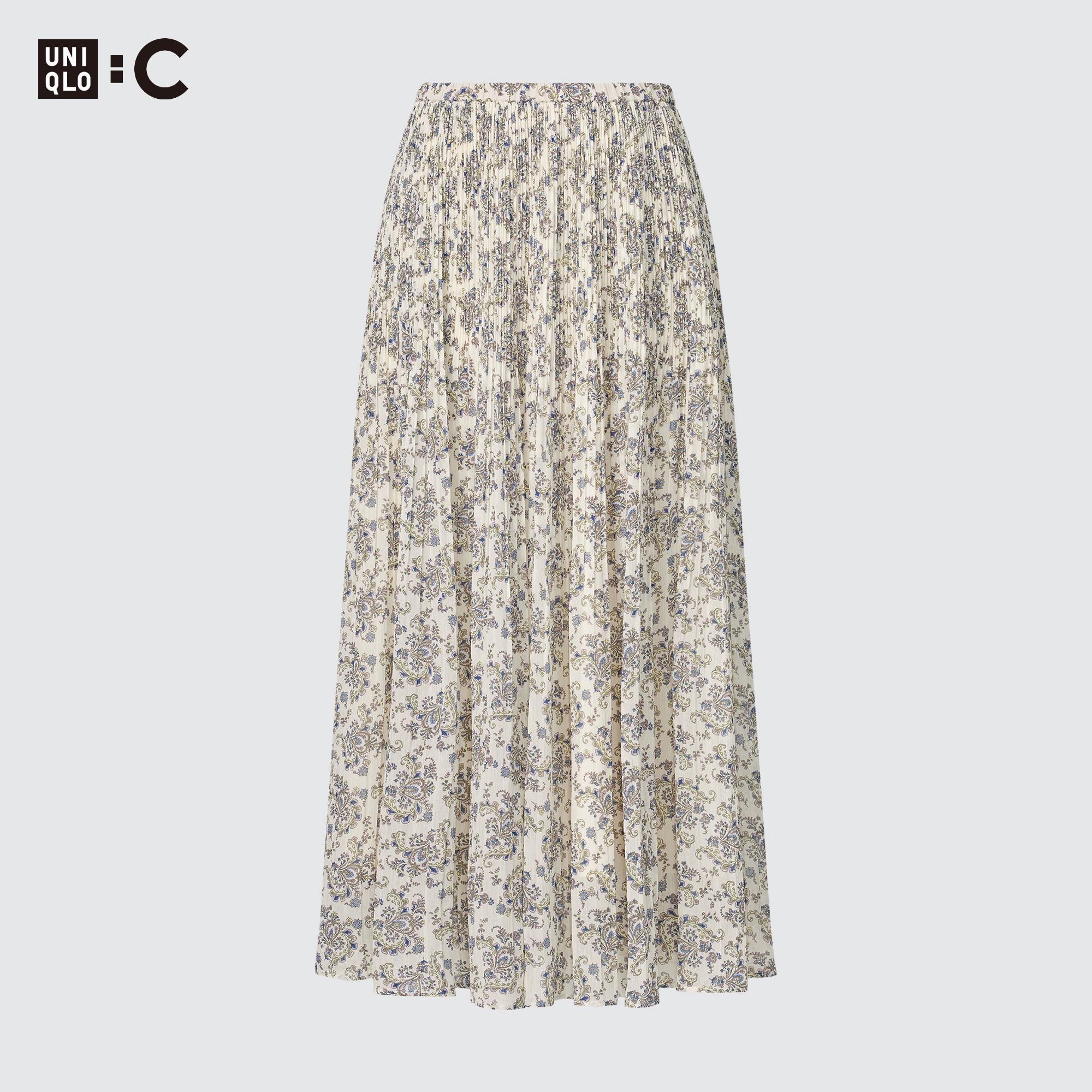 Chiffon Pleated Skirt | UNIQLO US