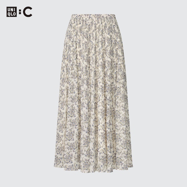 Chiffon Pleated Skirt | UNIQLO US