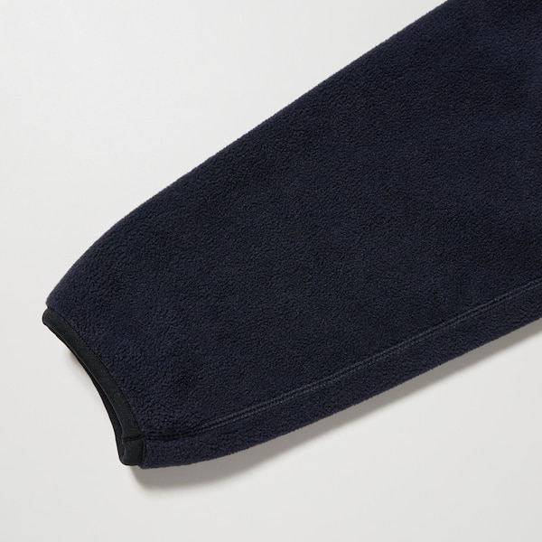 Fleece Button Up Long-Sleeve Pullover | UNIQLO US