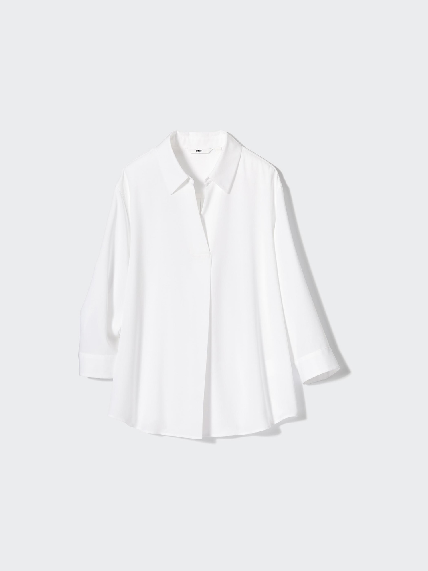 rayon-skipper-collar-3-4-sleeve-blouse-uniqlo-us