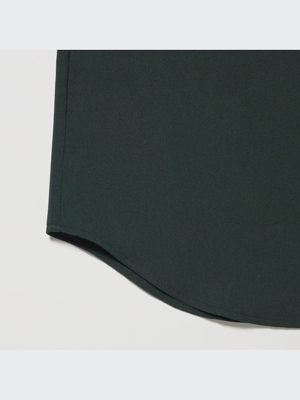 Rayon Skipper Collar 3/4-Sleeve Blouse