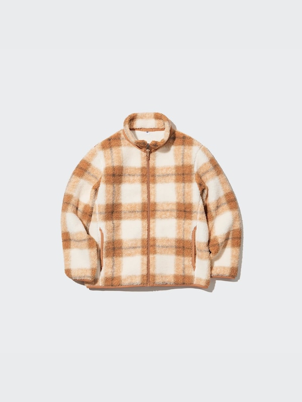 Windproof Fleece Jacket (Checked)