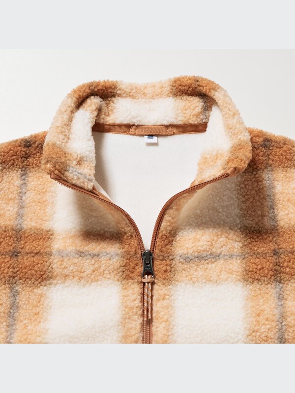 Windproof Fleece Jacket (Checked)