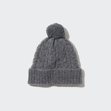 Kids HEATTECH Cable Knitted Cap