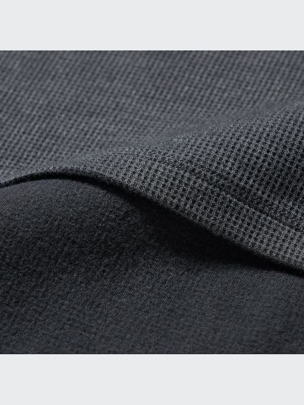 HEATTECH COTTON WAFFLE CREWNECK T (EXTRA WARM)