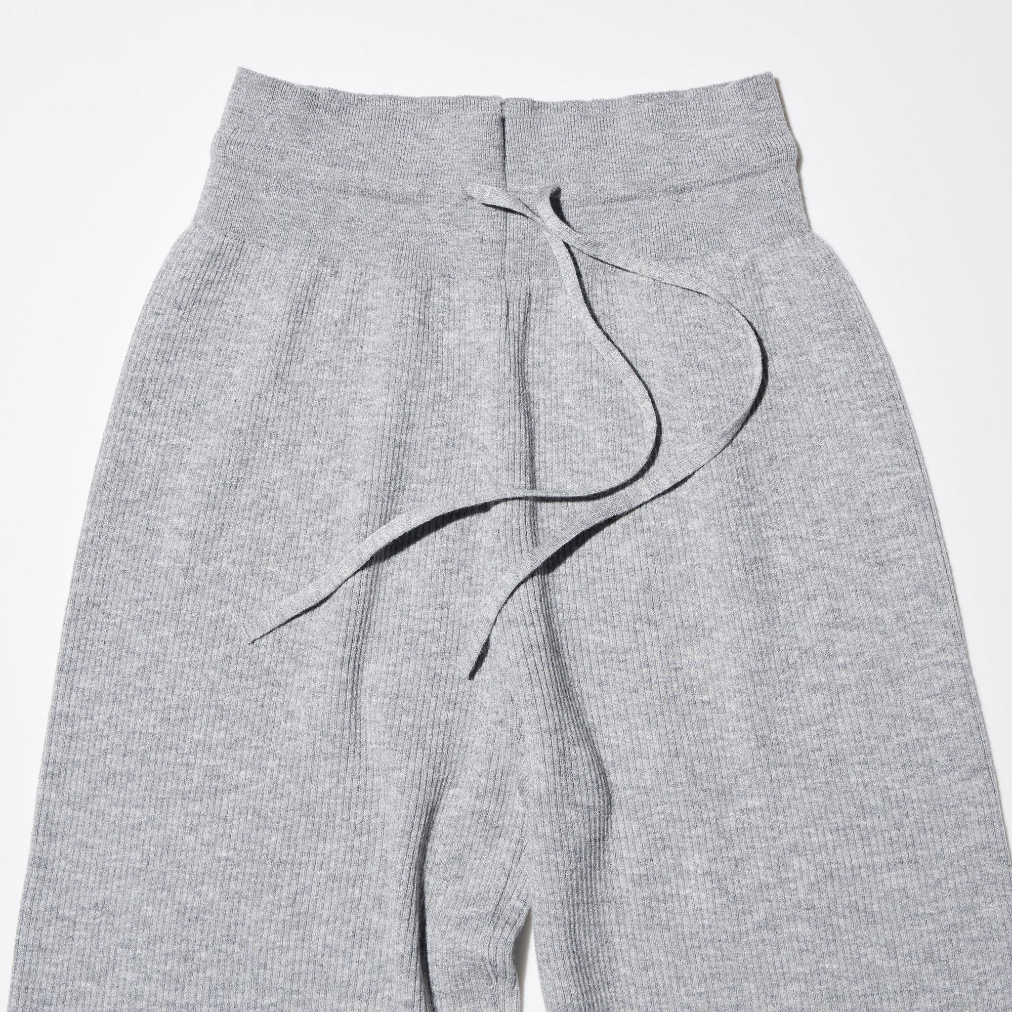 WOMEN'S WASHABLE KNIT RIBBED PANTS | UNIQLO CA