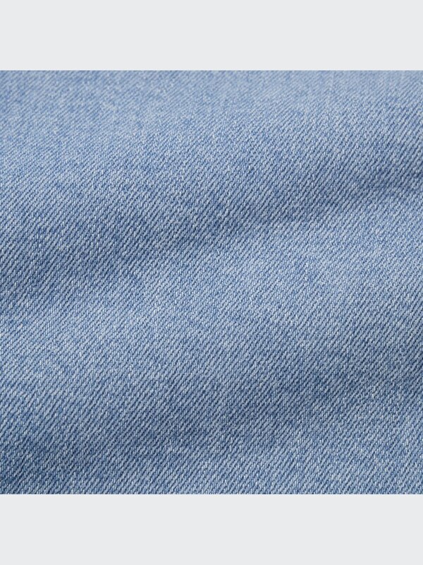 Denim Narrow Midi Skirt