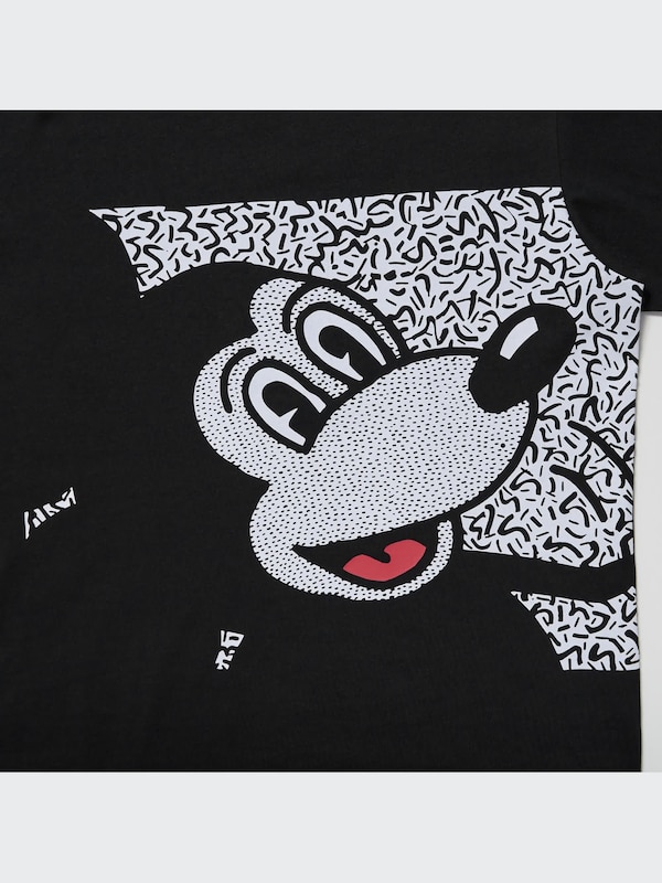 Mickey Mouse x Keith Haring UT (Oversized Short-Sleeve Graphic T-Shirt)
