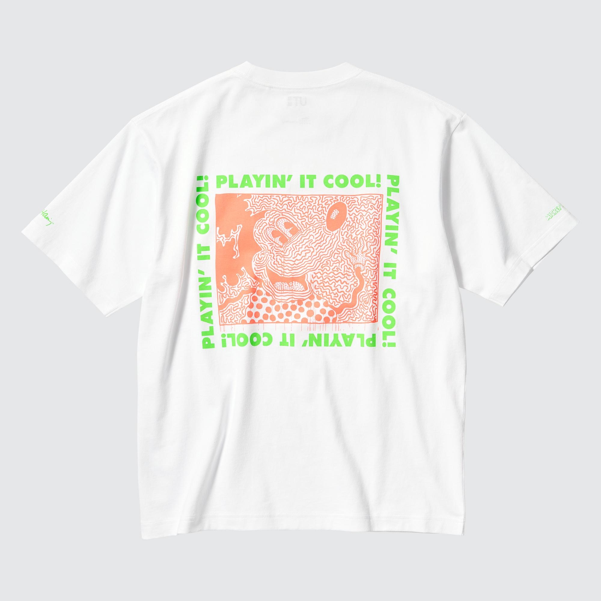 Mickey Mouse x Keith Haring UT (Oversized Short-Sleeve Graphic T-Shirt)