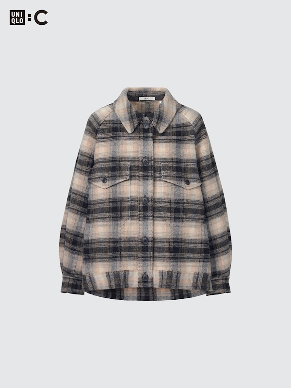 Oversized Checked Jacket | UNIQLO US