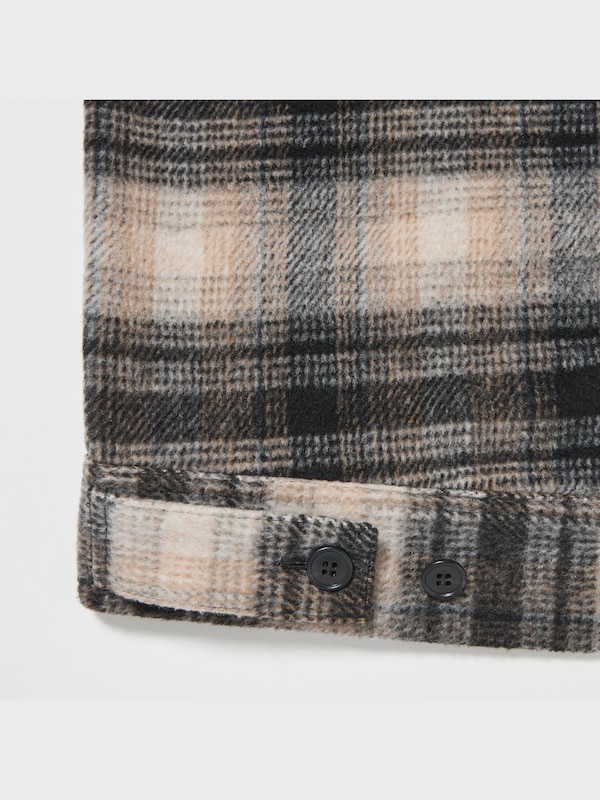 Oversized Checked Jacket