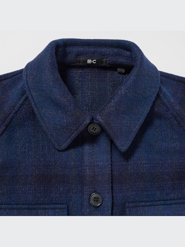 Oversized Checked Jacket