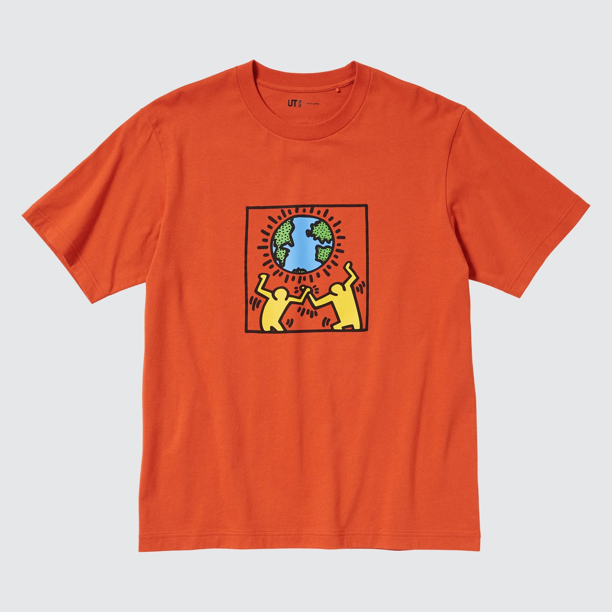 PEACE FOR ALL (Keith Haring) (Short-Sleeve Graphic T-Shirt ...