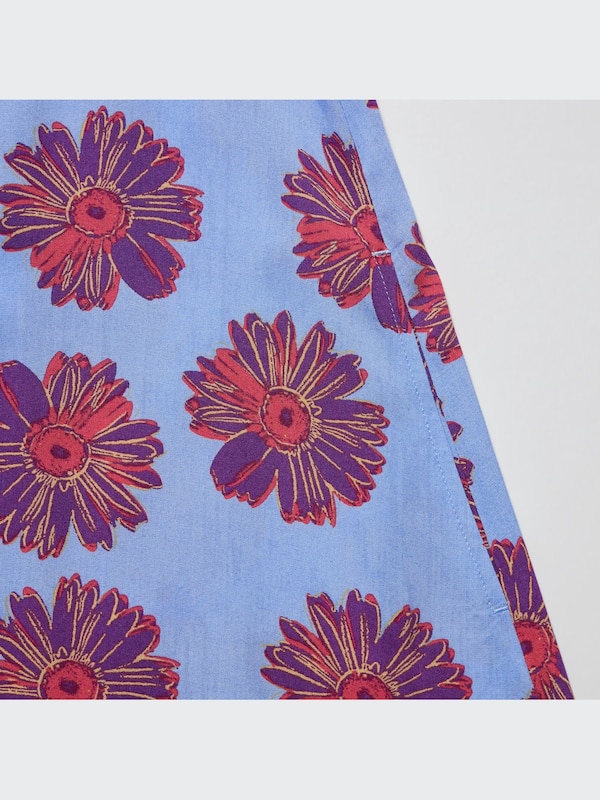 Robe Caraco Graphique UT Andy Warhol Flowers Fille