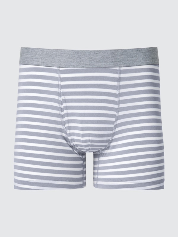 Cotton Striped Boxer Briefs