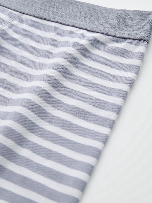 Cotton Striped Boxer Briefs