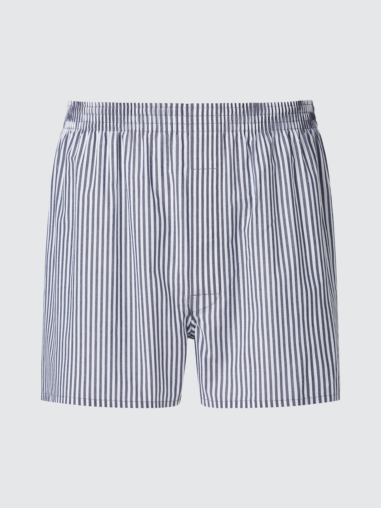 UNIQLO Men's Woven Trunks London Striped, Blue, 3XL, 100% Cotton