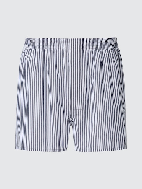Uniqlo - Calzoncillos Anchos Rayas - 3XL Azul Hombre