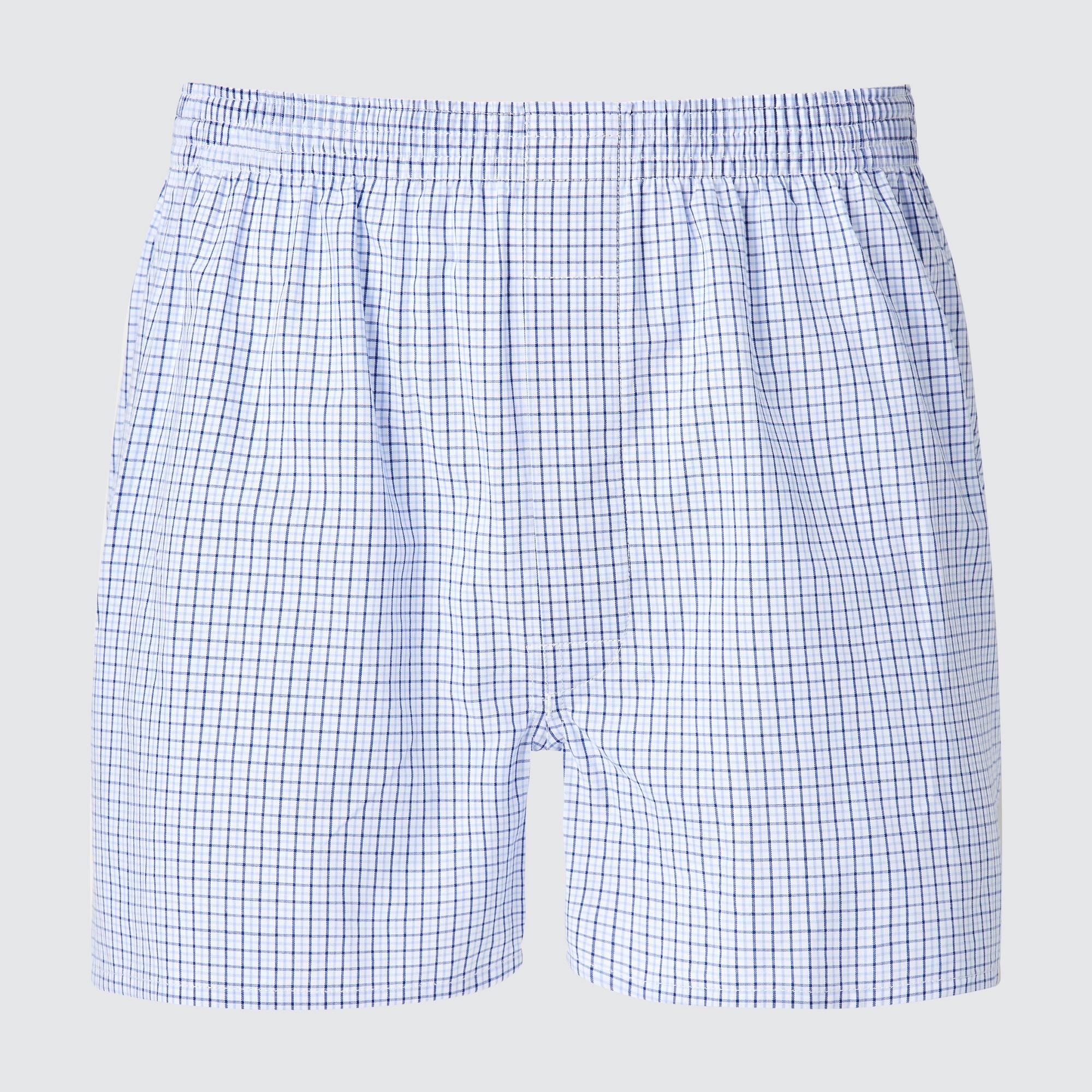 WOVEN CHECKED TRUNKS