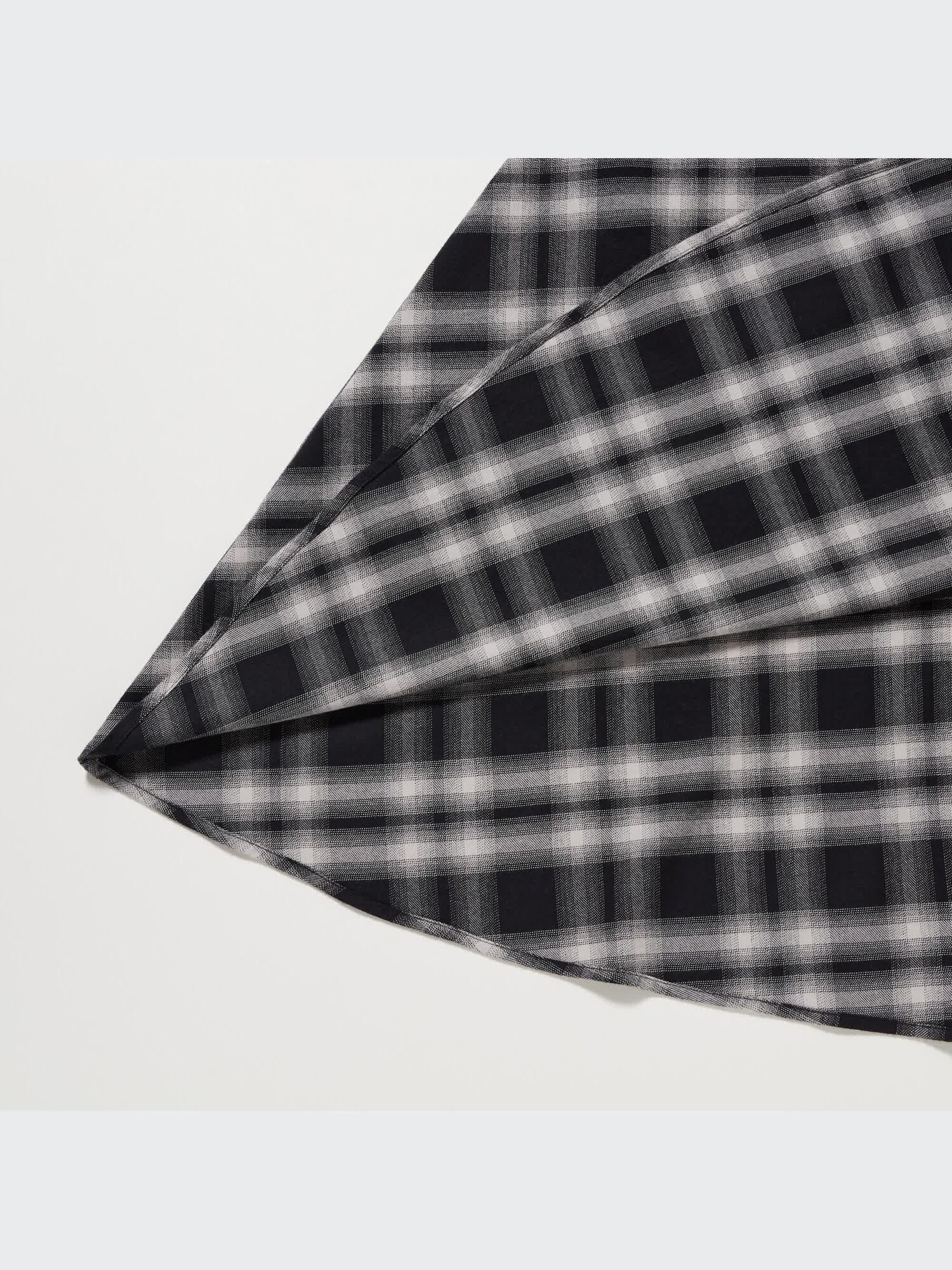 Soft Brushed Checked Long-Sleeve Shirt Dress | UNIQLO US
