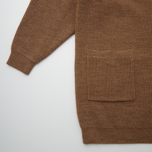 Nina Leonard mock neck long sleeve bodycon multi print sweater knit  dress-GREY TAN MULTI / XL 