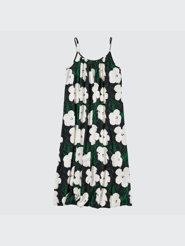 Andy Warhol Flowers Collection UT Gathered Camisole Dress