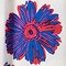 Andy Warhol Flowers Collection UT Bedrucktes gerafftes Trägerkleid