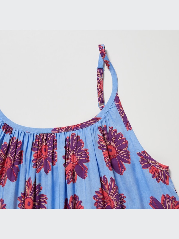 Andy Warhol Flowers Collection UT Gathered Camisole Dress