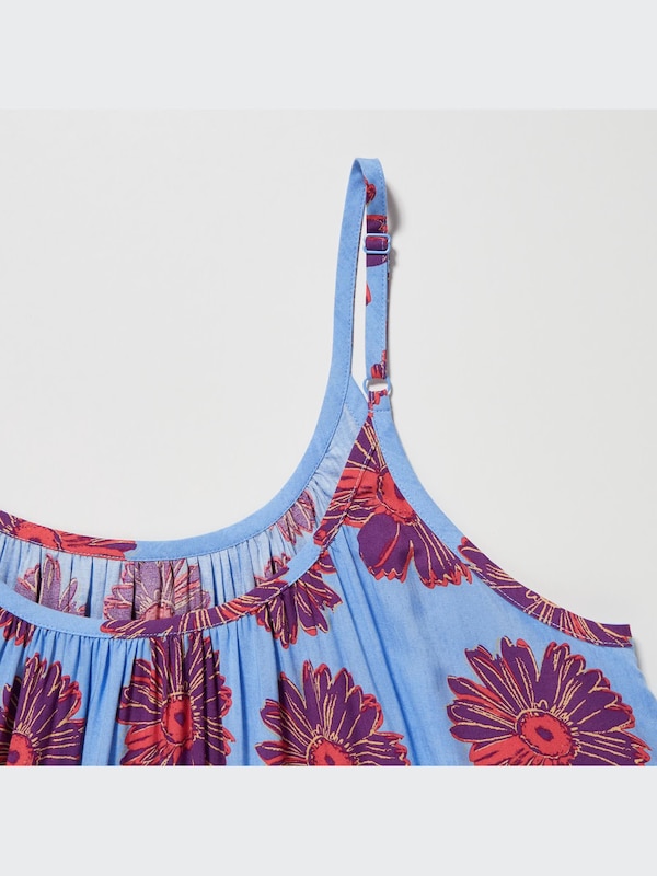 Andy Warhol Flowers Collection UT Gathered Camisole Dress