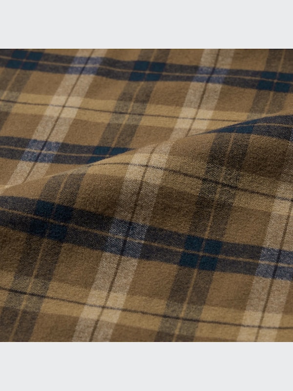 Flannel Easy Patterned Ankle Length Trousers