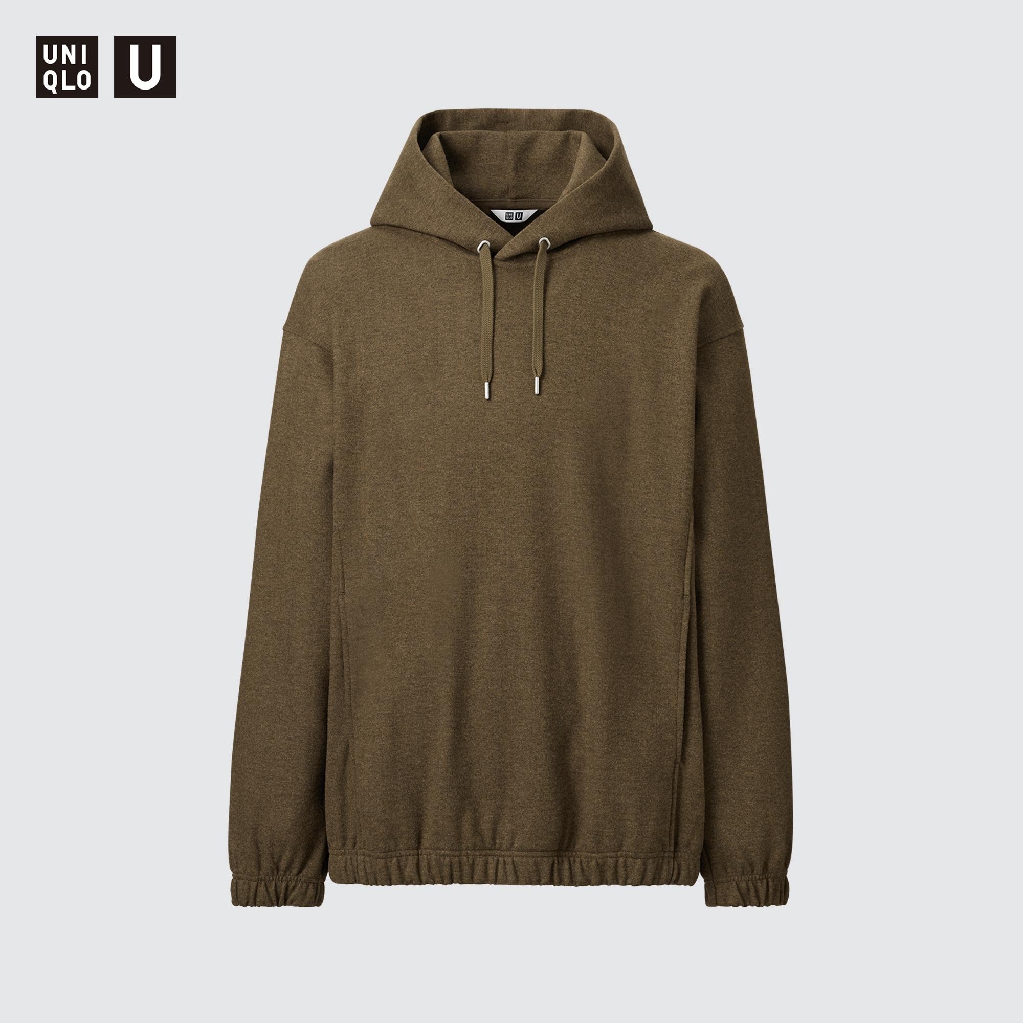 BRUSHED JERSEY LONG SLEEVE HOODIE