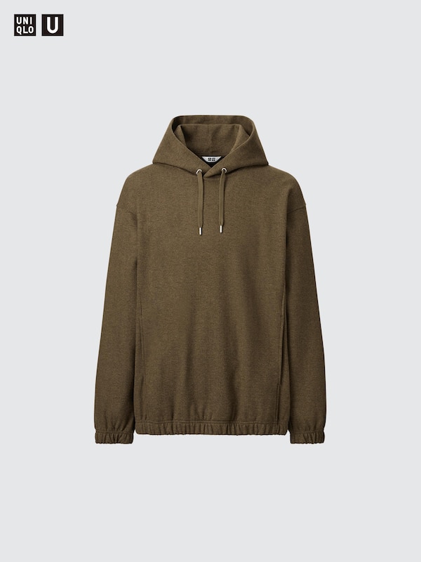 Men's Brushed Jersey Pullover Hoodie UNIQLO ES