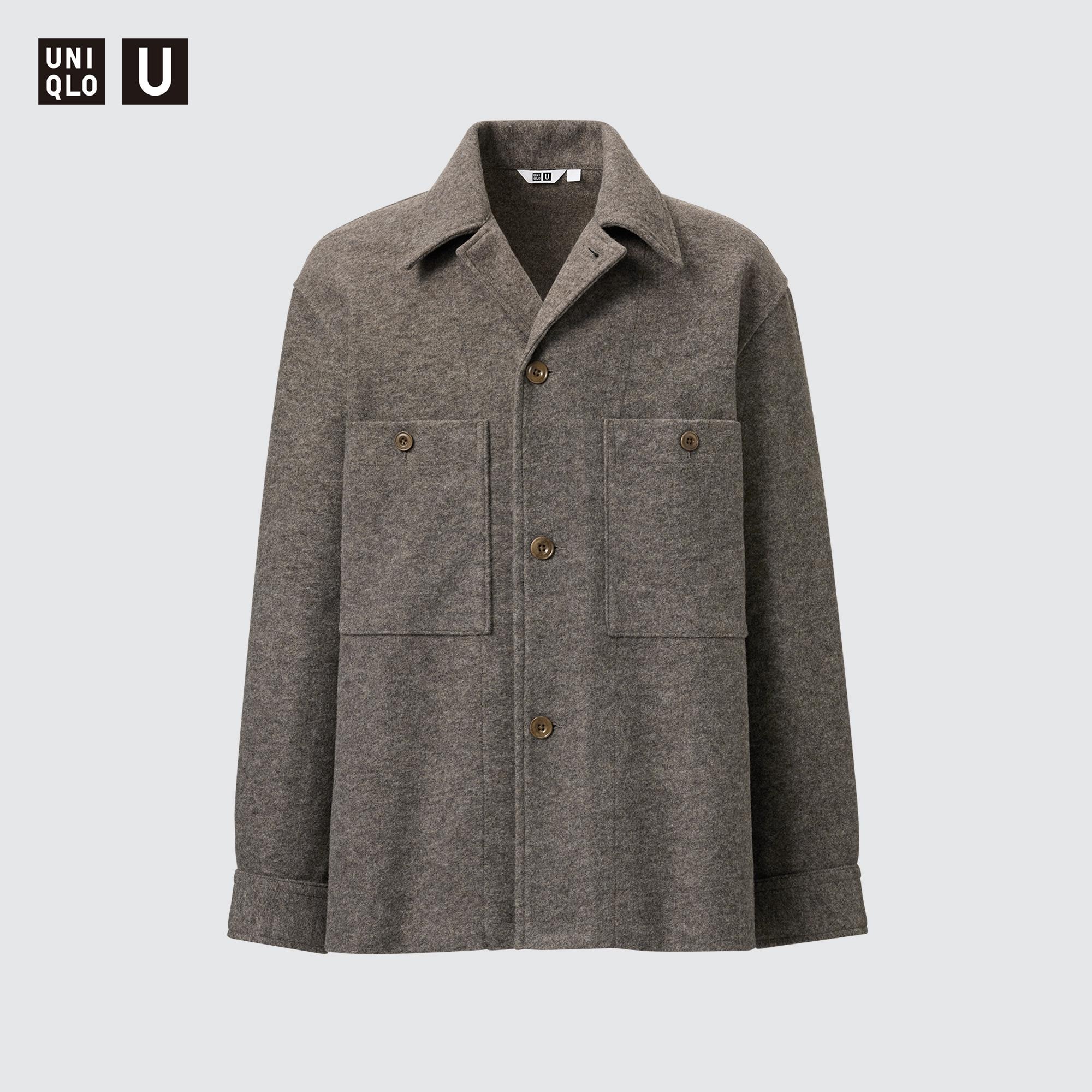 UNIQLO U FLEECE JERSEY OVER SHIRT