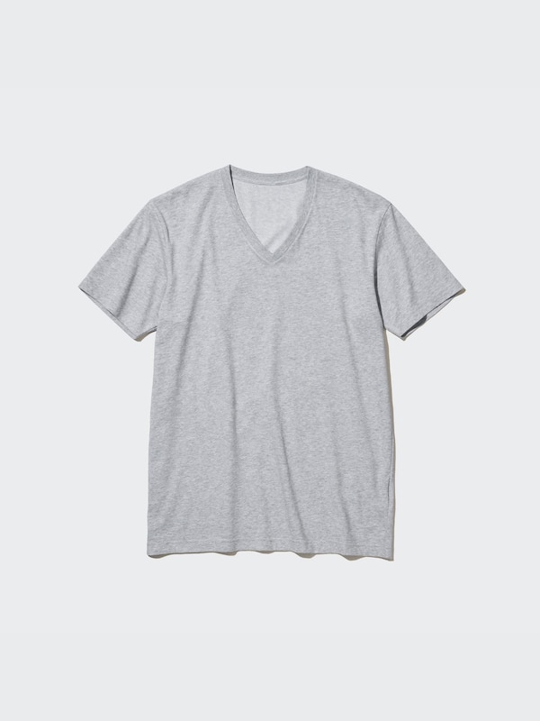 Dry Color V-Neck Short-Sleeve T-Shirt