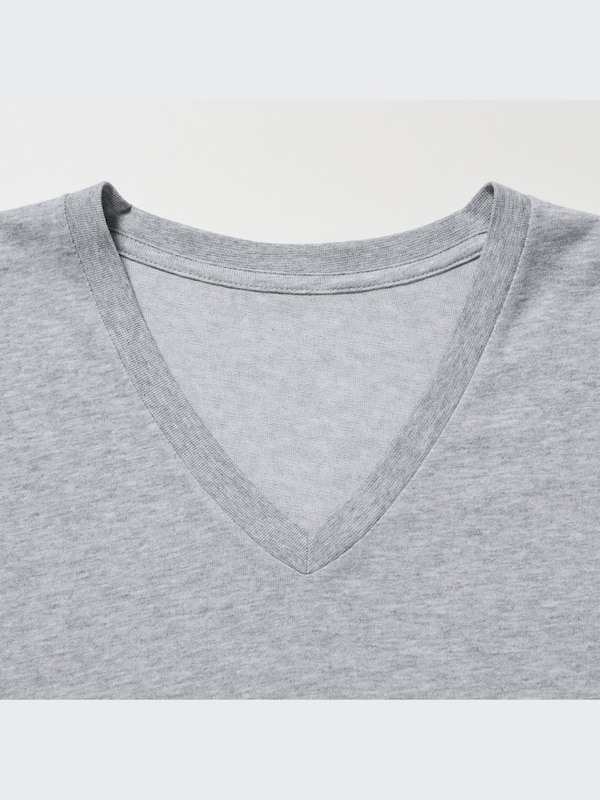 Dry Color V-Neck Short-Sleeve T-Shirt