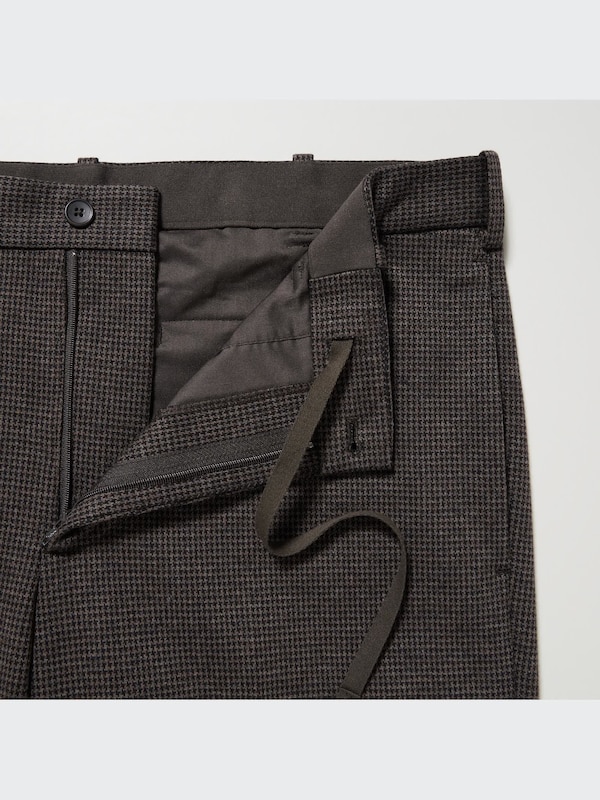 Smart Houndstooth Ankle Length Trousers (Long)