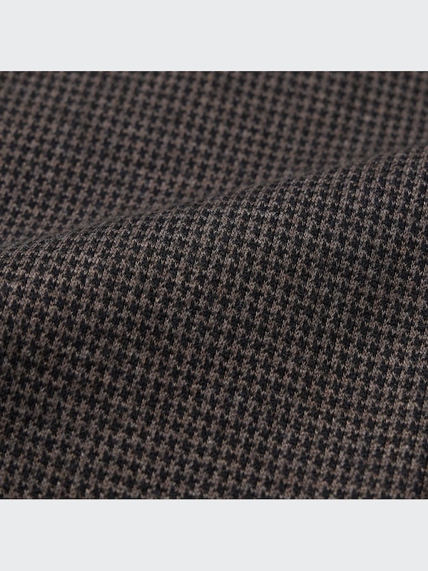 Smart Houndstooth Ankle Length Trousers (Long)