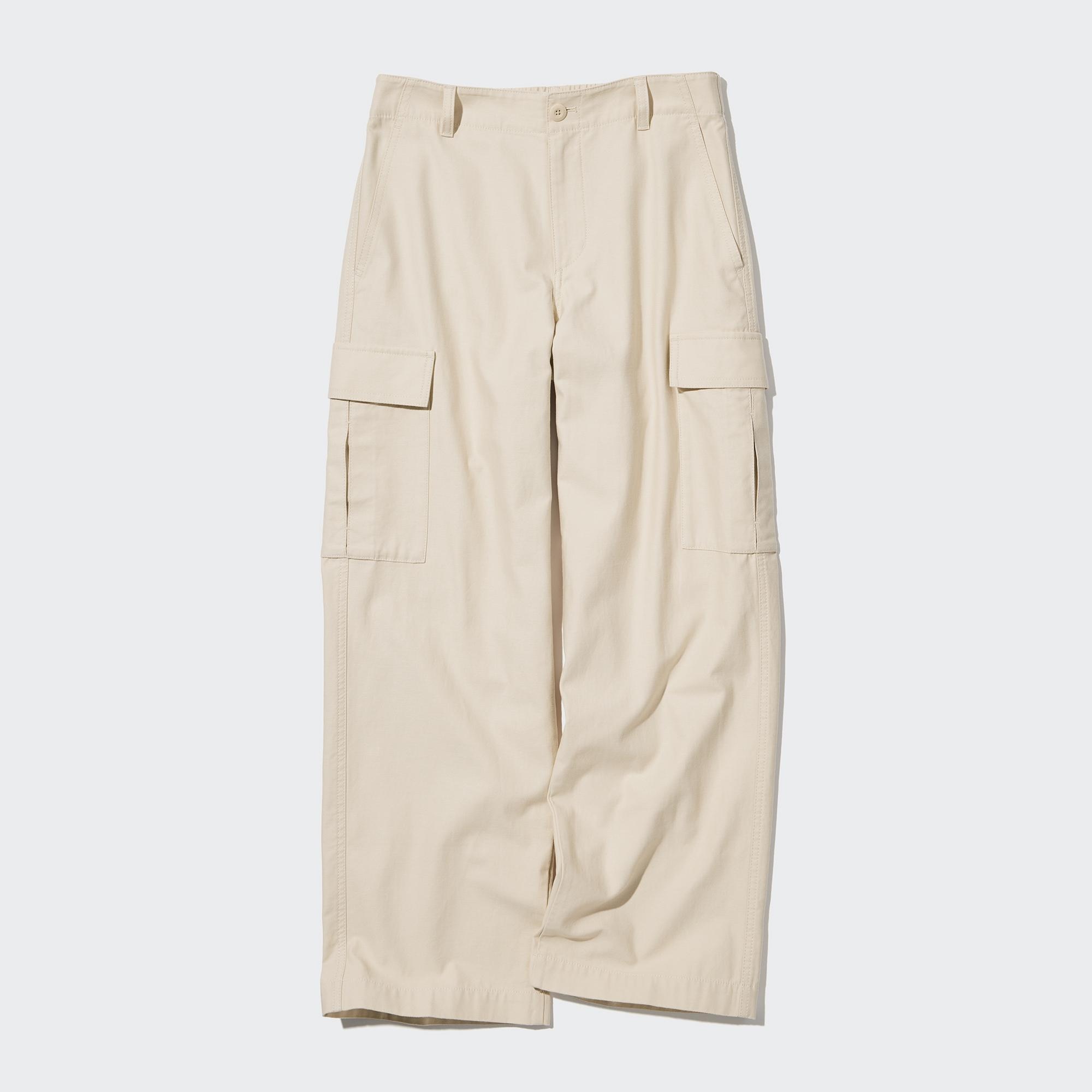 Uniqlo Women Hiking Outdoor Cargo Pants Activewear Polyester Belted XS  24-25